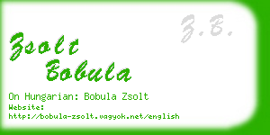 zsolt bobula business card